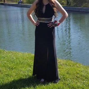 Black formal dress